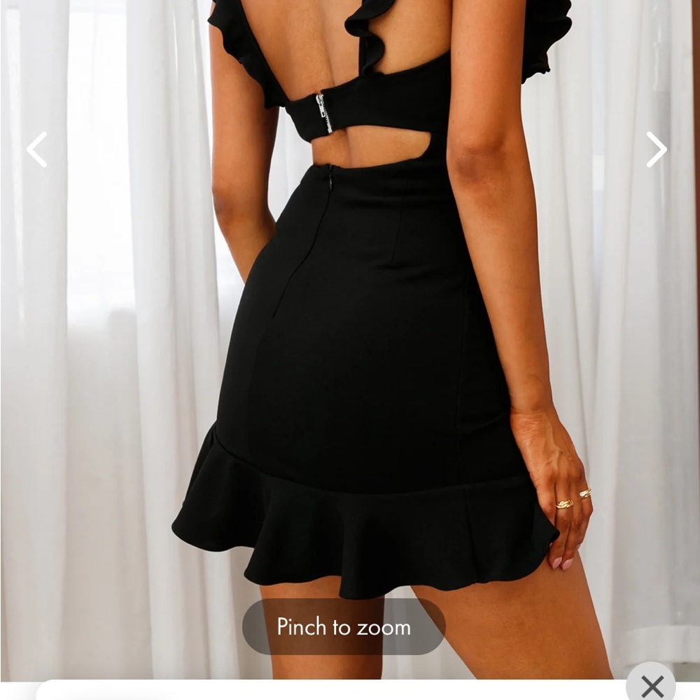 Selfie Leslie moonlit night ruffle dress